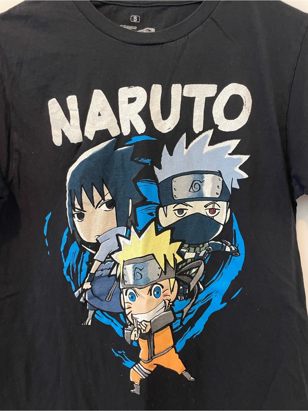 Naruto Black Short-Sleeve Graphic Tee